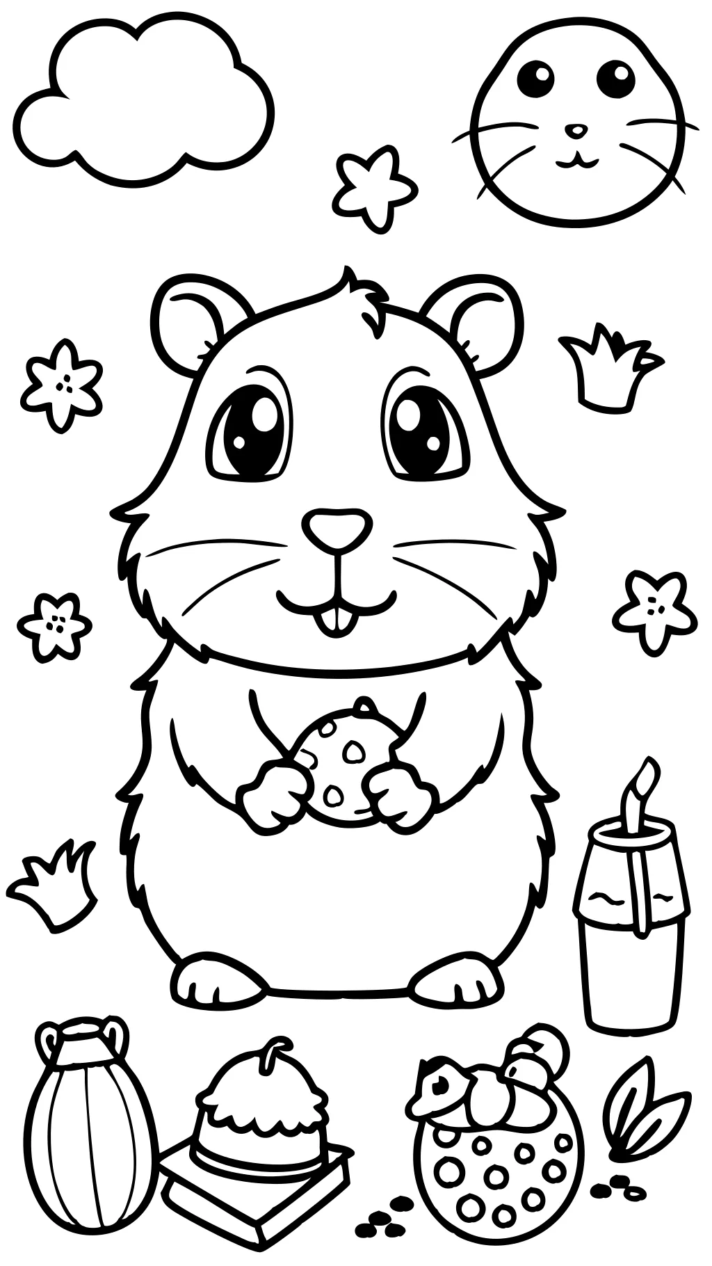 guinea pig coloring pages